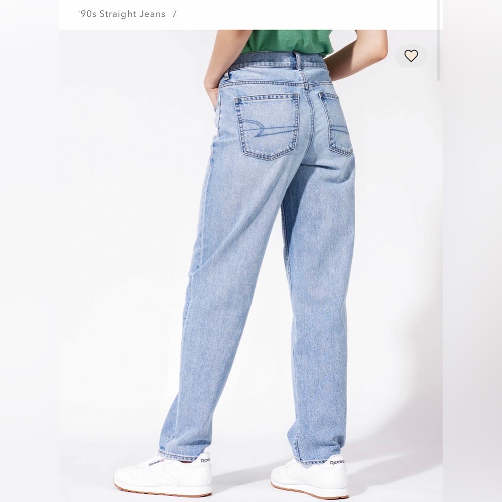 AE '90s Straight Rigid Jean (Classic Blue) - Size 2 - Picture 9 of 13
